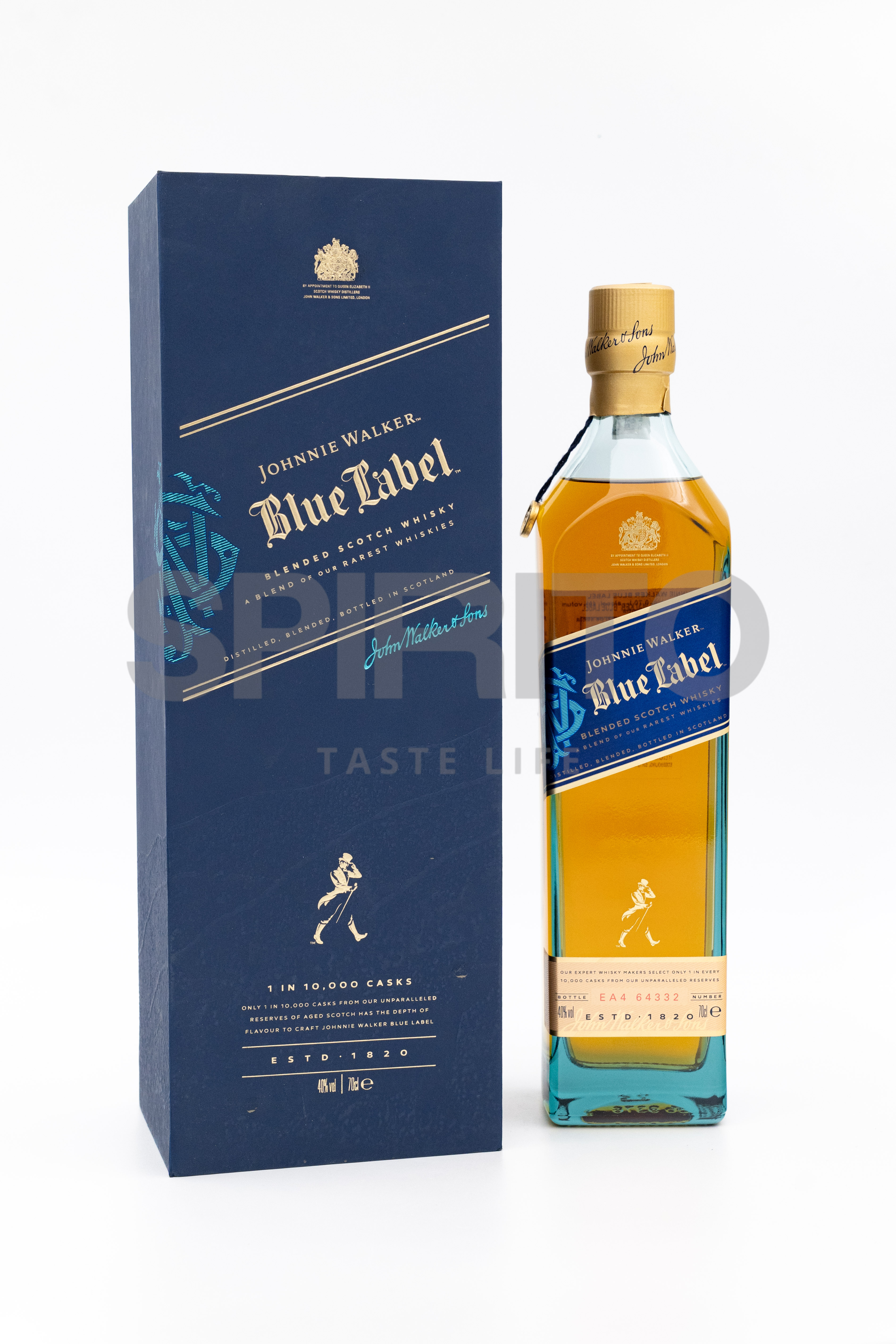 JOHNNIE WALKER  BLUE LABEL 40% ALC 700 ML