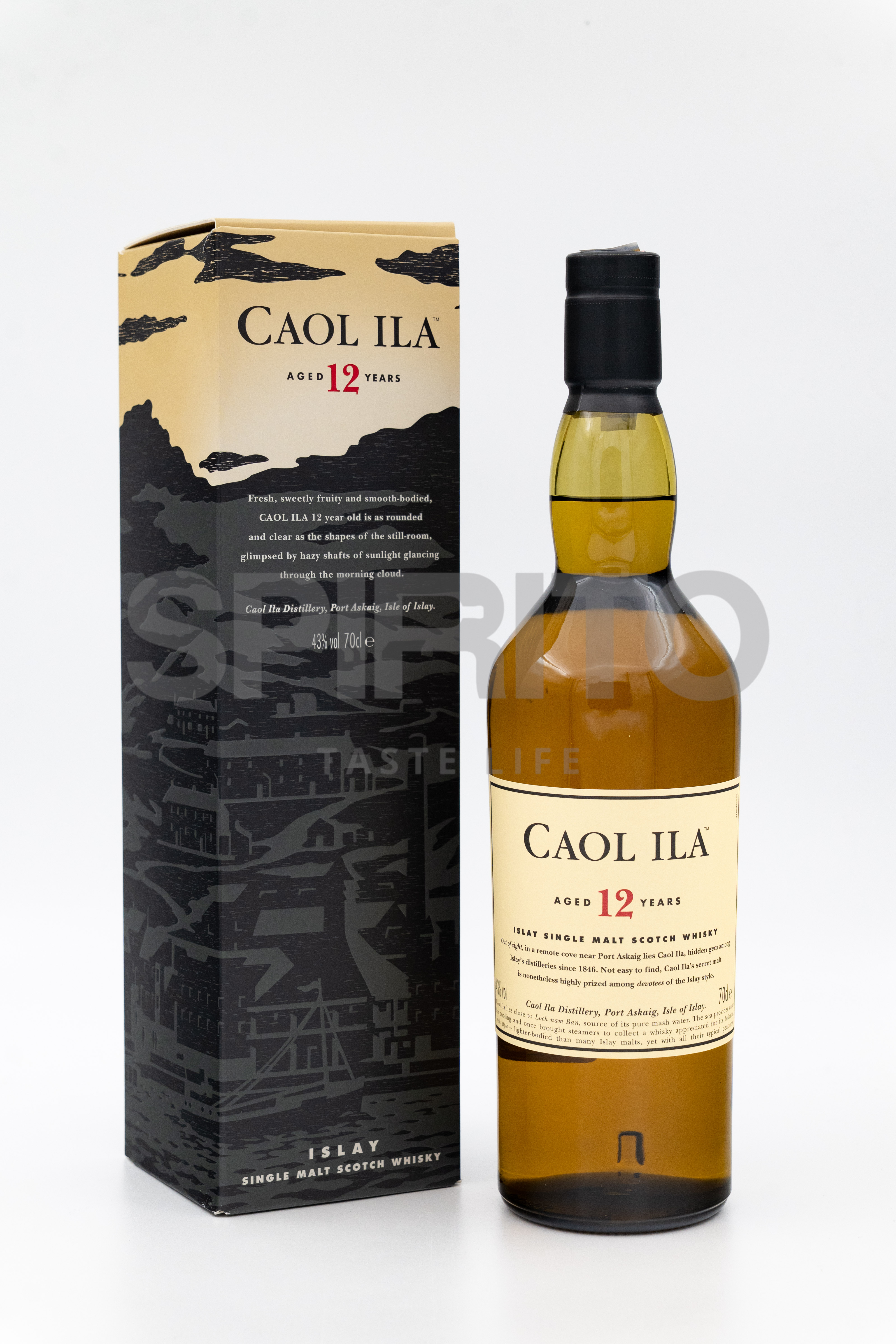 CAOL ILA 12 YO 43% ALC 700 ML