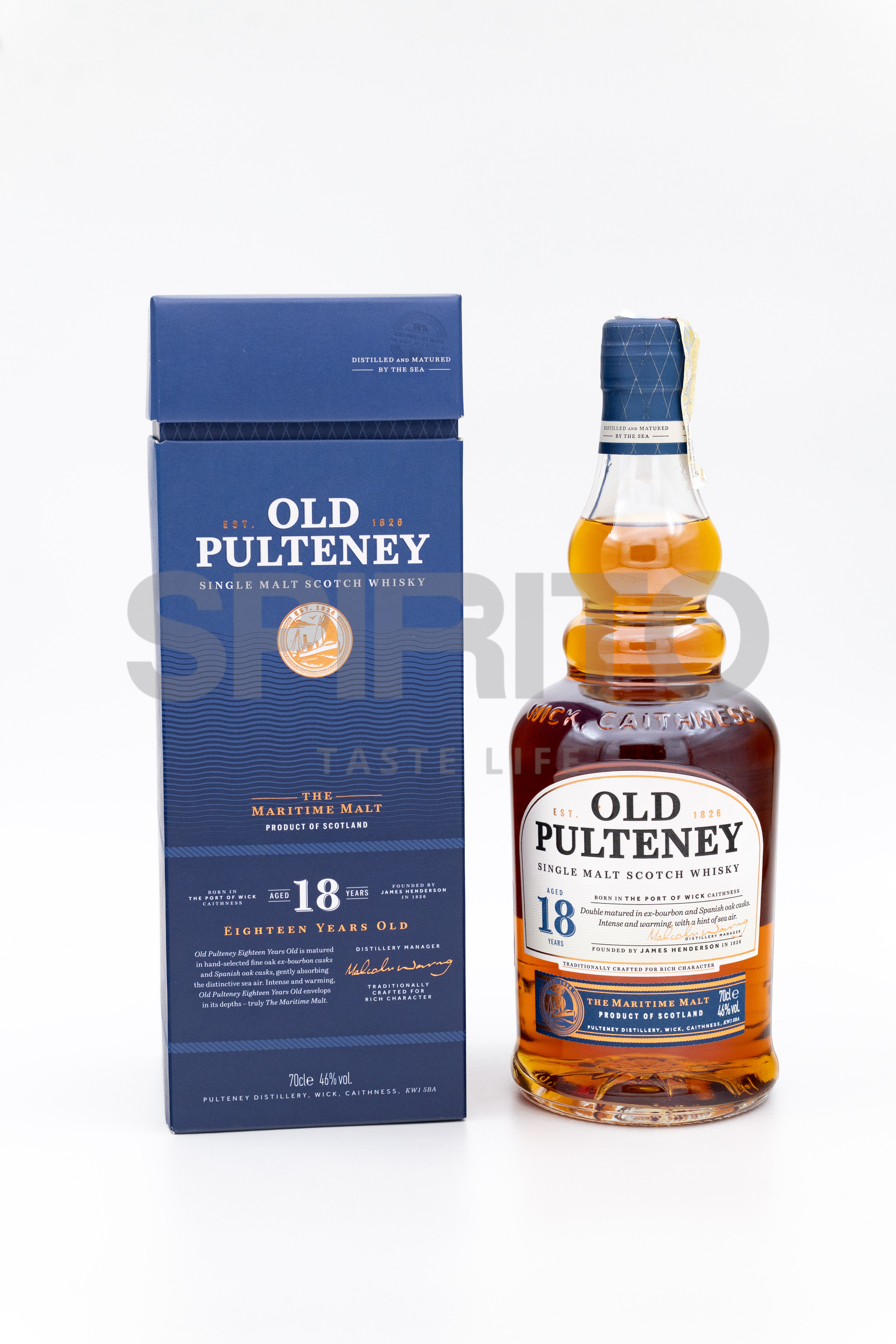 OLD PULTENEY 18 YO 46% ALC 700 ML