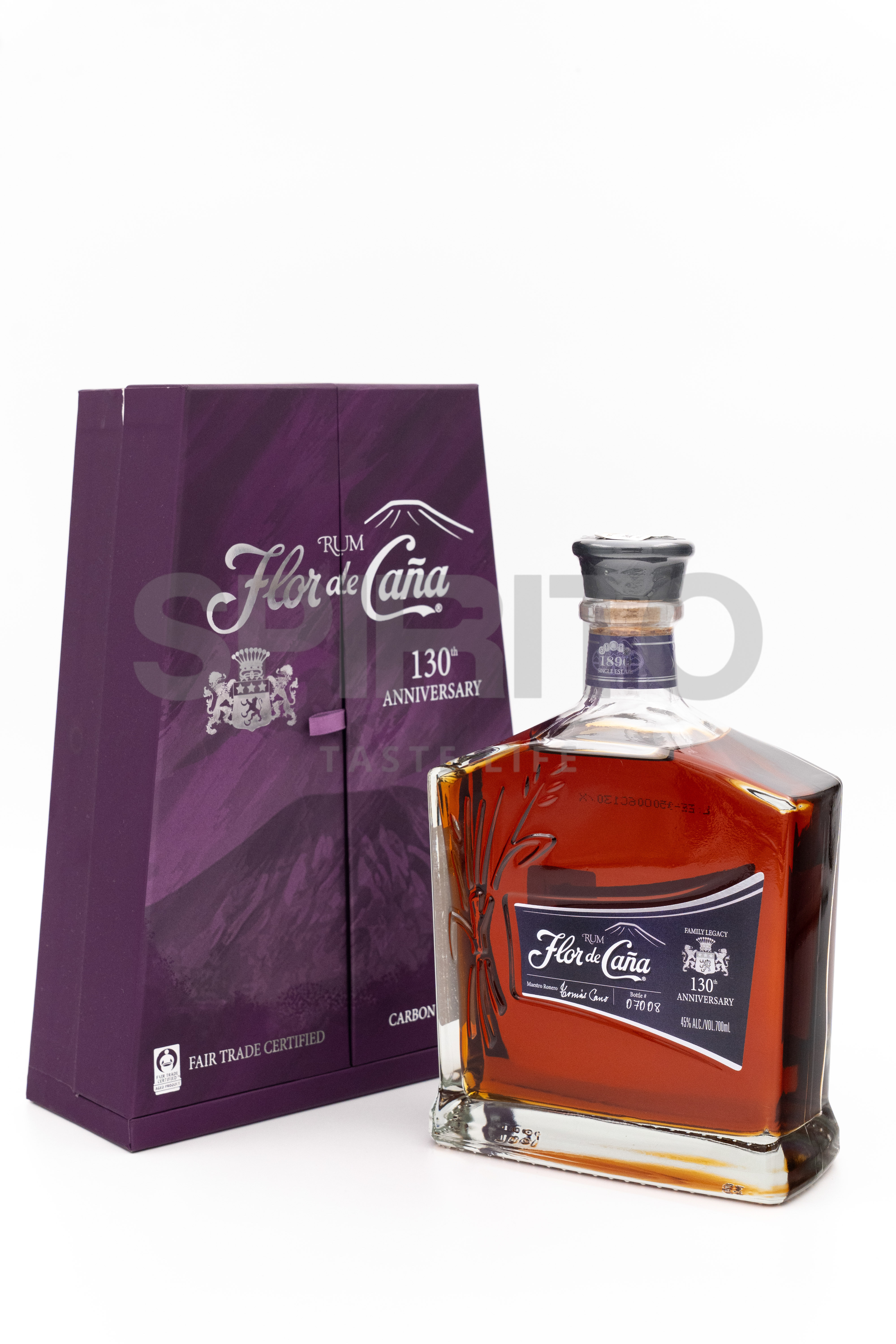 FLOR DE CANA 130 ANNIVERSARY 45% ALC 700 ML