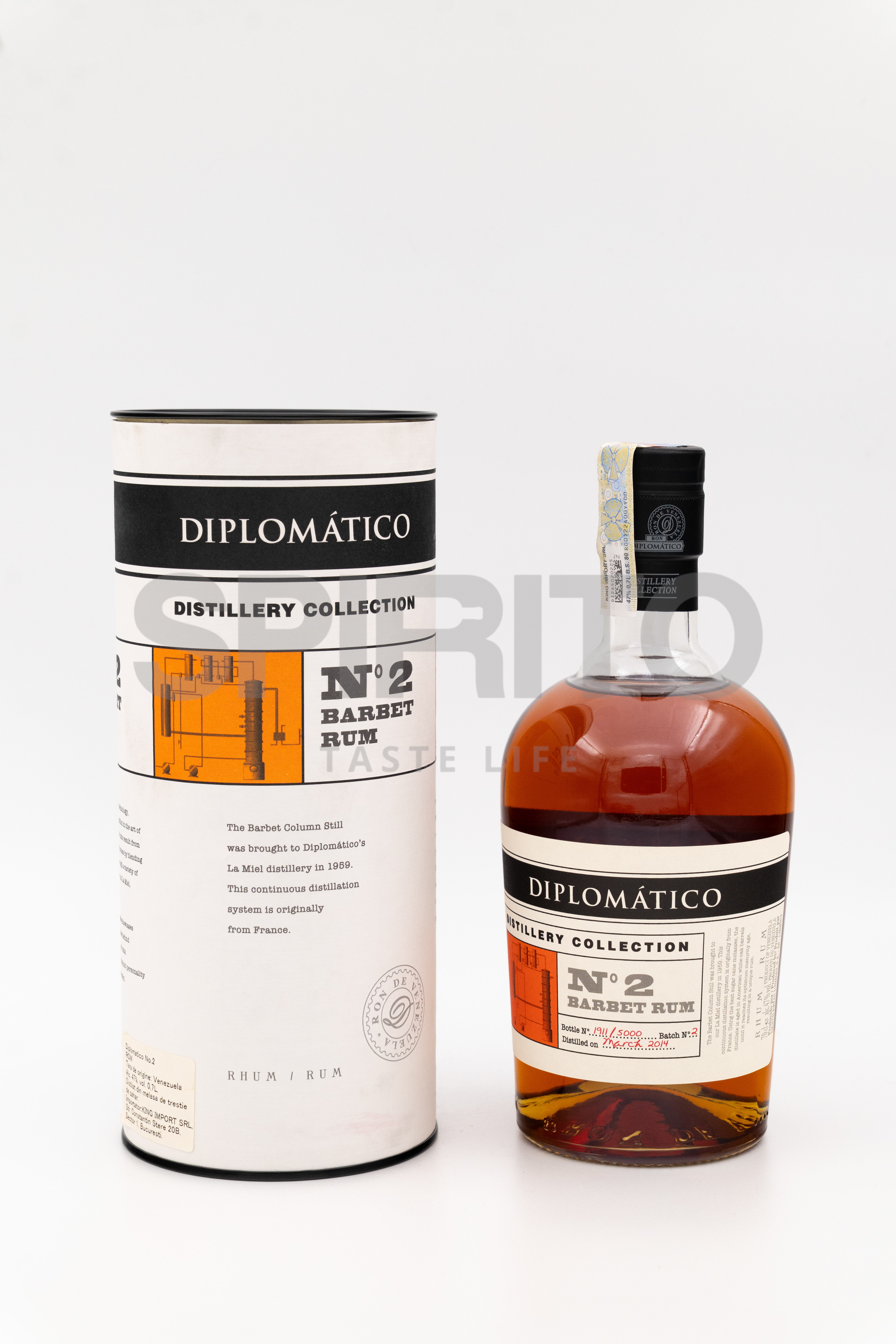 DIPLOMATICO DISTILLERY COLLECTION NO2 47% ALC 700 ML