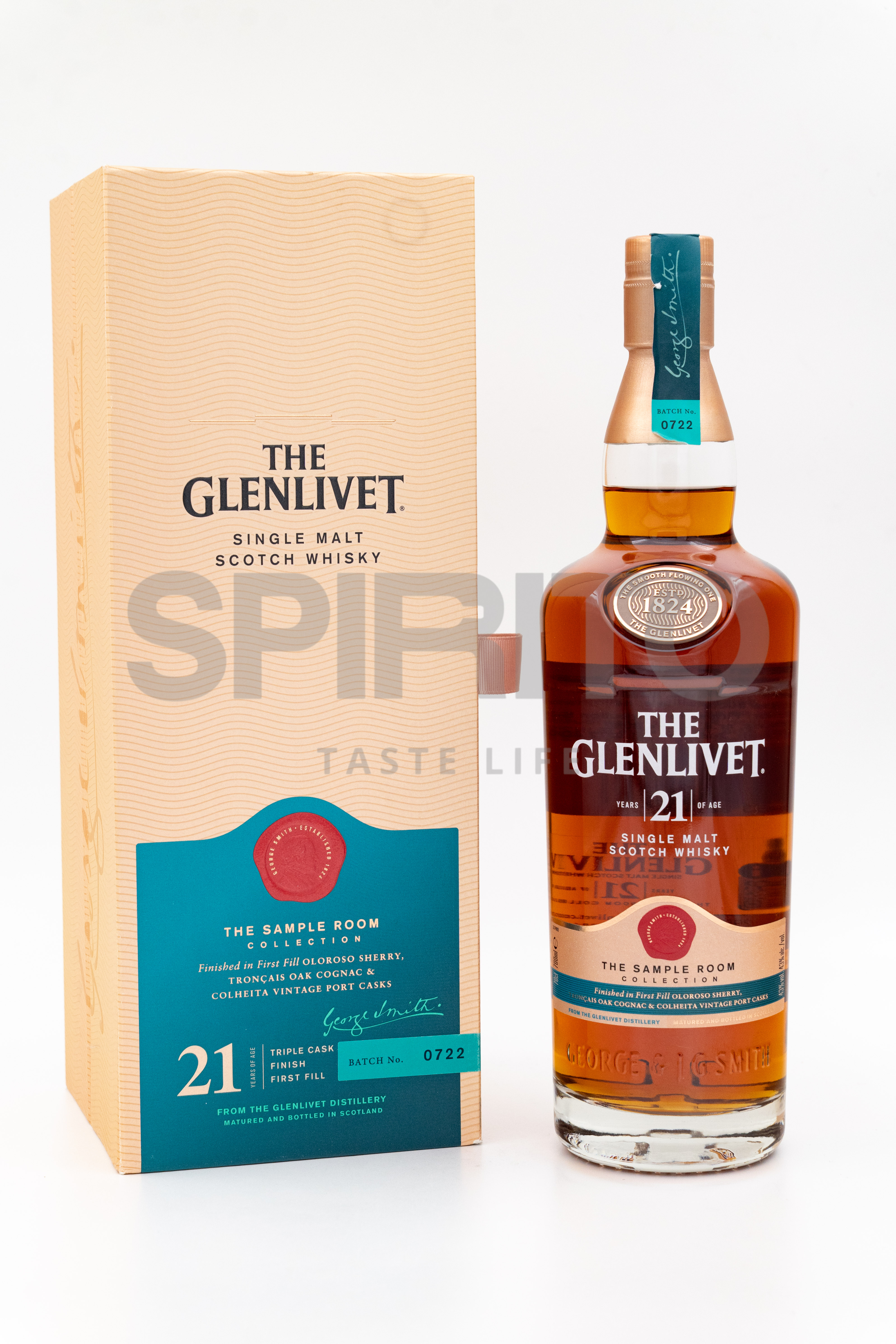 THE GLENLIVET 21 YO THE SAMPLE ROOM COLLECTION 43% ALC 700 ML