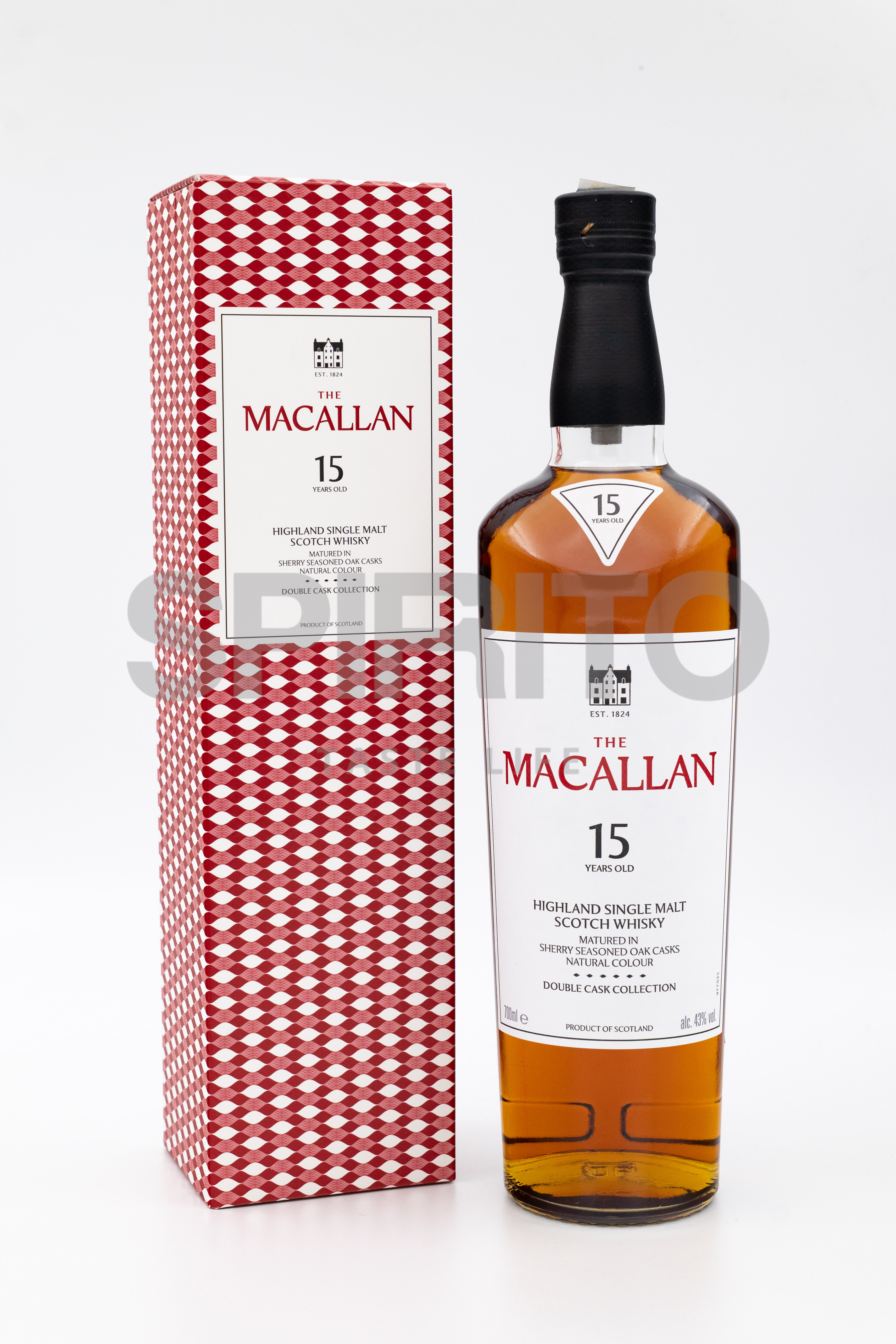 THE MACALLAN 15 YO DOUBLE CASK 43% ALC 700 ML